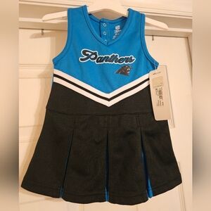 NWT Carolina Panthers Toddler Dress. Size:2T.